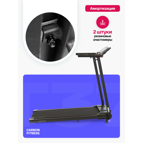 Беговая дорожка домашняя CARBON FITNESS T370