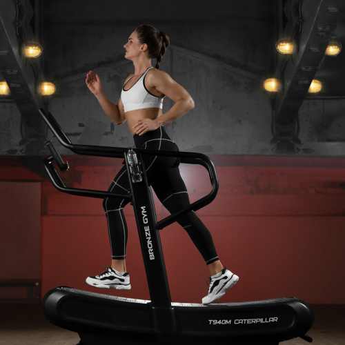 Механическая беговая дорожка Bronze Gym T940M Caterpillar