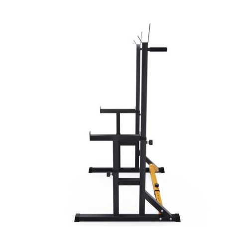 Стойка для штанги с подстраховкой DFC Y-GYM TF-63, с упорами для отжиманий