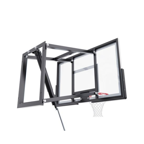 Баскетбольный щит DFC со съёмным регулятором высоты, стекло 6 мм, 110 х 70 см