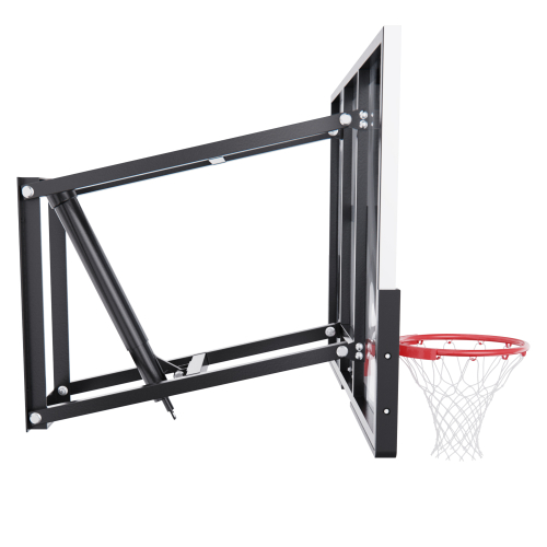 Баскетбольный щит DFC со съёмным регулятором высоты, стекло 6 мм, 136 х 80 см