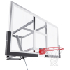 Баскетбольный щит DFC со съёмным регулятором высоты, стекло 8 мм, 152 х 80 см