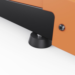 Беговая дорожка - вибротренажер 2 в 1 DFC Oriole, 87 х 37,5 см, оранжевая