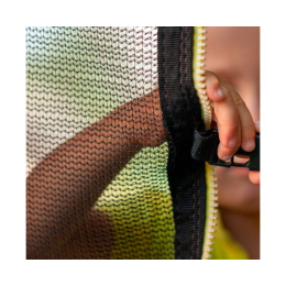 Батут с защитной сеткой DFC JUMP4FUN 6 ft синий с лестницей