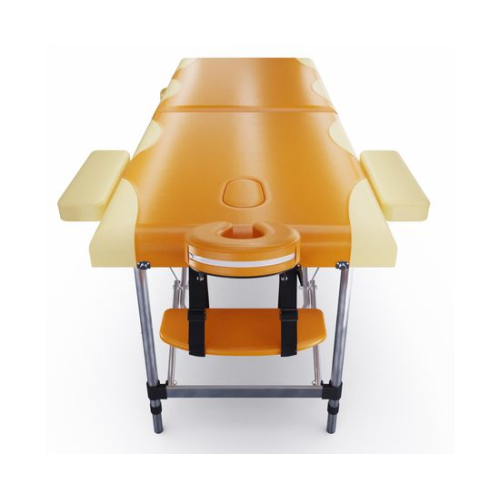 Массажный стол DFC NIRVANA Elegant PREMIUM, цвет оранжево-бежевый