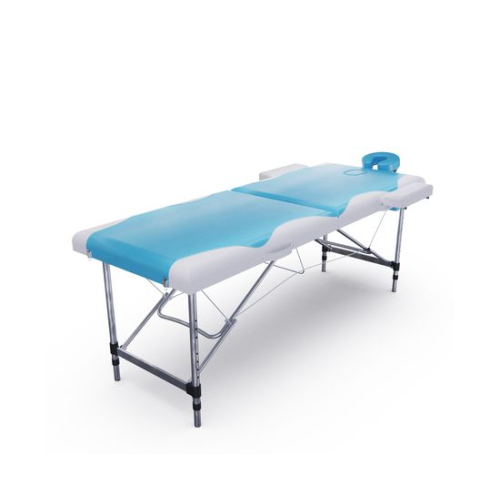 Массажный стол DFC NIRVANA Elegant, 186 x 70 см, толщина 5 см, бело-голубой