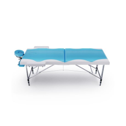 Массажный стол DFC NIRVANA Elegant, 186 x 70 см, толщина 5 см, бело-голубой