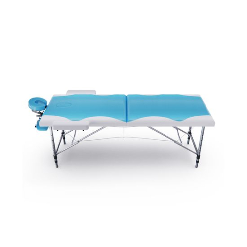 Массажный стол DFC NIRVANA Elegant, 186 x 70 см, толщина 5 см, бело-голубой