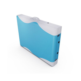 Массажный стол DFC NIRVANA Elegant, 186 x 70 см, толщина 5 см, бело-голубой