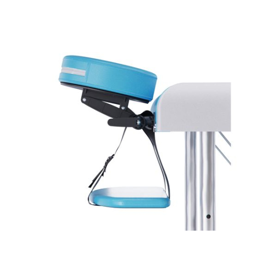 Массажный стол DFC NIRVANA Elegant, 186 x 70 см, толщина 5 см, бело-голубой