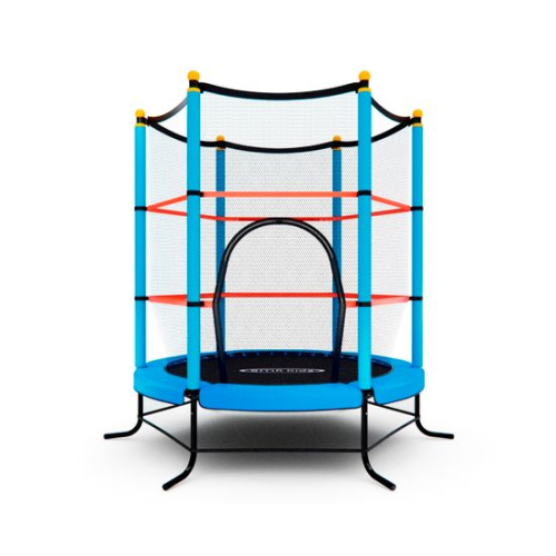 Батут детский DFC SMRKIDS 55" с сеткой, BLUE