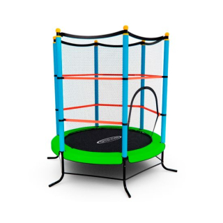 Батут детский DFC SMRKIDS 55" с сеткой, GREEN