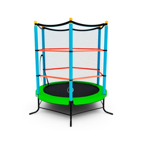 Батут детский DFC SMRKIDS 55" с сеткой, GREEN