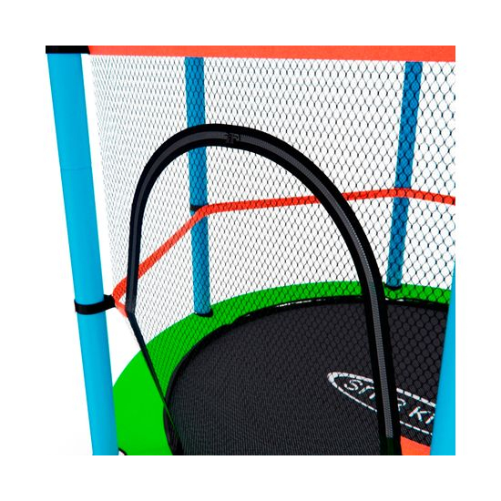 Батут детский DFC SMRKIDS 55" с сеткой, GREEN