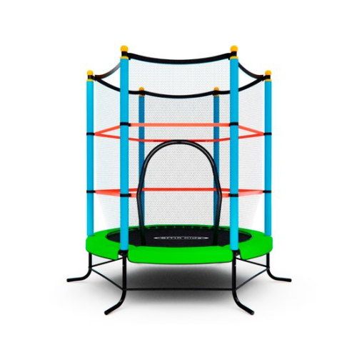 Батут детский DFC SMRKIDS 55" с сеткой, GREEN
