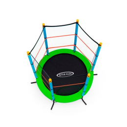 Батут детский DFC SMRKIDS 55" с сеткой, GREEN