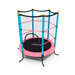 Батут детский DFC SMRKIDS 55" с сеткой, PINK