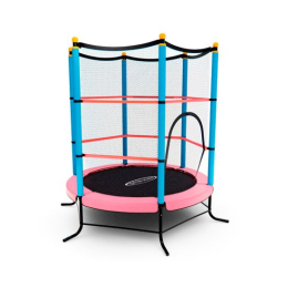 Батут детский DFC SMRKIDS 55" с сеткой, PINK