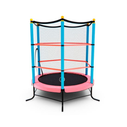 Батут детский DFC SMRKIDS 55" с сеткой, PINK