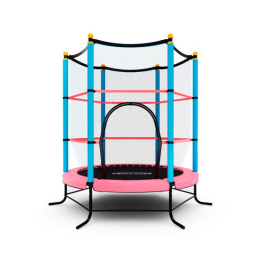 Батут детский DFC SMRKIDS 55" с сеткой, PINK