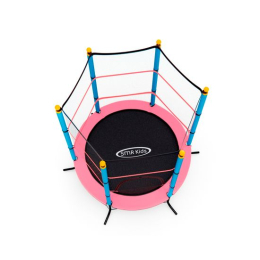 Батут детский DFC SMRKIDS 55" с сеткой, PINK