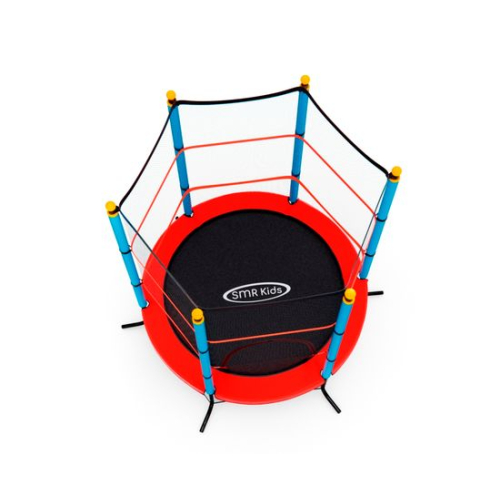 Батут детский DFC SMRKIDS 55" с сеткой, RED