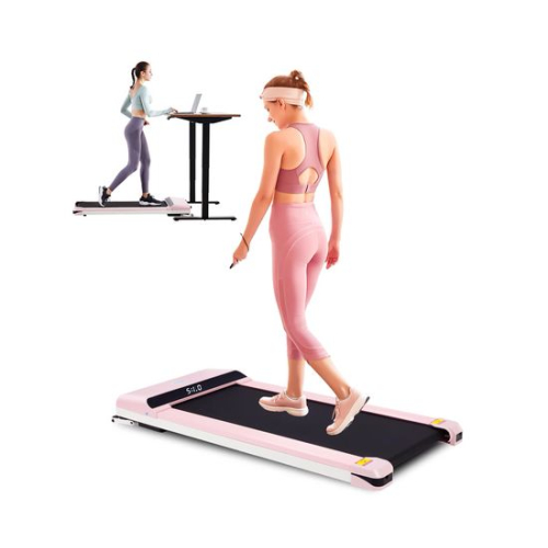 Компактная беговая дорожка DFC UMAY, розовая