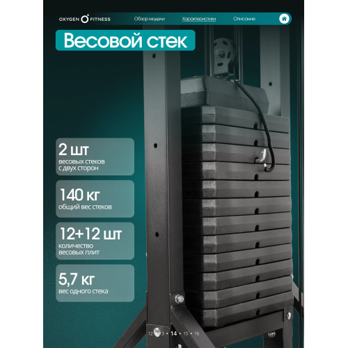 Кроссовер OXYGEN FITNESS VESTON