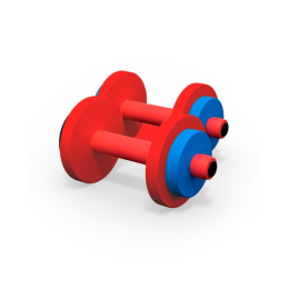Гантели детские DFC (комплект 2 шт) VT-2009