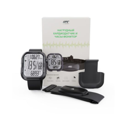 Нагрудный кардиодатчик + часы - монитор DFC W585C (комплект)