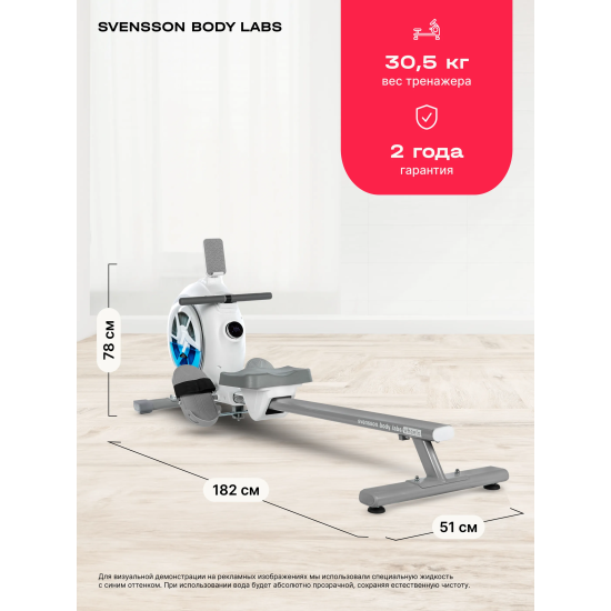Гребной тренажер домашний SVENSSON BODY LABS WHEELO