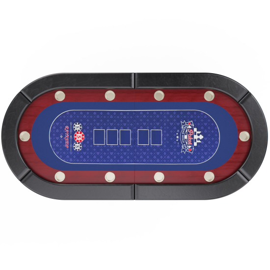 Игровой стол – покер DFC RAYKEEP 86", на 10 мест, складной