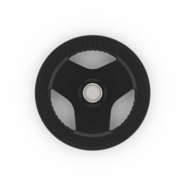 Диск обрезиненный с хватом DFC 10 кг / диаметр 51 мм