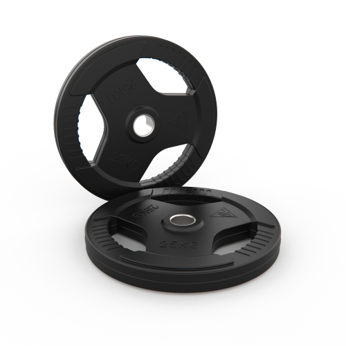 Диск обрезиненный с хватом DFC 25 кг / диаметр 51 мм