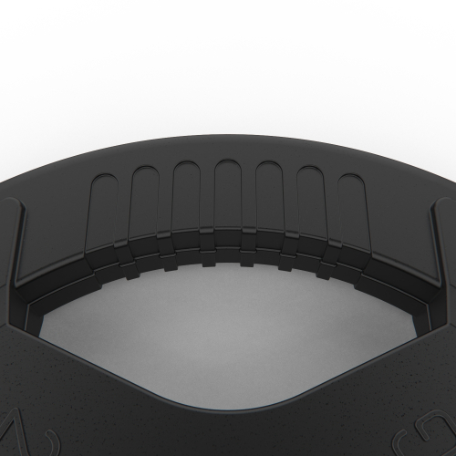 Диск обрезиненный с хватом DFC 25 кг / диаметр 51 мм