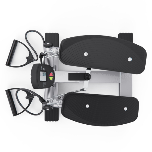 Большой поворотный степпер DFC X-STEPPER с эспандерами