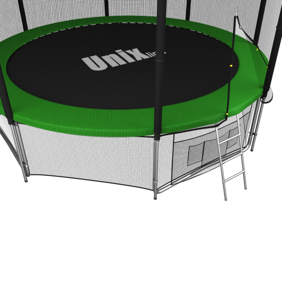 Батут UNIX Line Классик / Classic 14 ft (427 см) с внутренней защитной сеткой