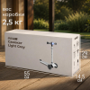 Самокат UNIX Kids Light с подсветкой, серый