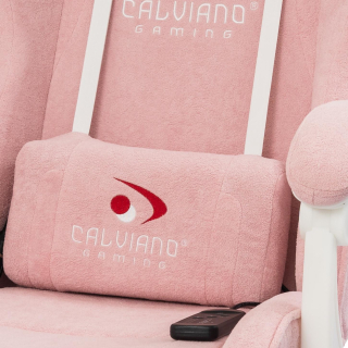 Вибромассажное кресло Calviano Nero pink plush