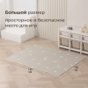 Игровой коврик складной UNIX Kids Learning / Познания 120x150 см бежевый