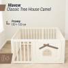 Большой детский игровой манеж UNIX Kids Classic Tree House / Классик домик на дереве 150 x 130 см бежевый