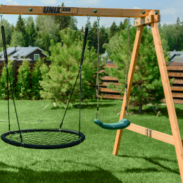 Детский игровой комплекс UNIX Line (6 in 1) Dark Green