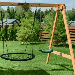 Детский игровой комплекс UNIX Line (6 in 1) Dark Green