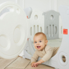 Манеж UNIX Kids Supreme Space / Премиальный 160x160 см серый