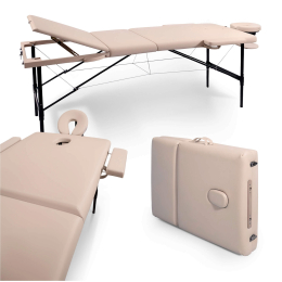 Массажный стол UNIX Superior 3 Section Cream