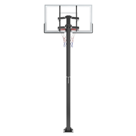 Баскетбольная стойка стационарная UNIX Line B-Stand-PC 54"x32" (140 х 80 см) R45 H230-305 см
