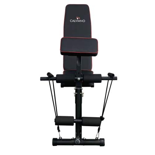 Скамья спортивная Calviano 1003 Red+black складная