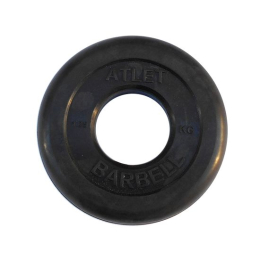 Диск обрезиненный BARBELL ATLET 1.25 кг / диаметр 51 мм