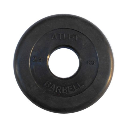 Диск обрезиненный BARBELL ATLET 2,5 кг / диаметр 51 мм