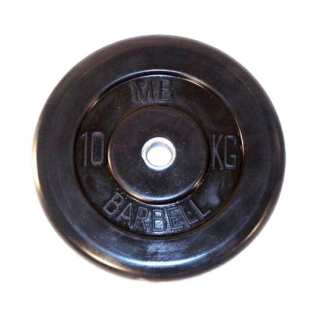 Диск обрезиненный BARBELL MB (металлическая втулка) 10 кг / диаметр 26 мм